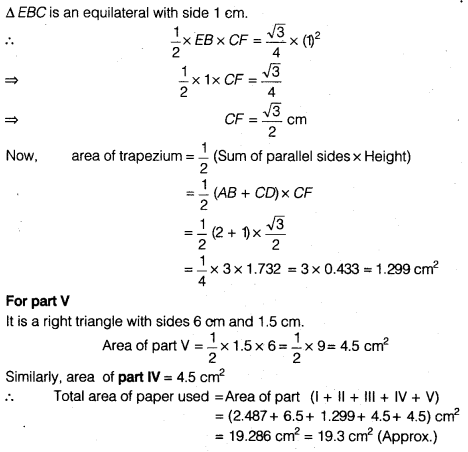 NCERT Solutions for Class 9 Maths Chapter 7 Heron's Formula 7.2 3C